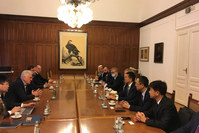  Sastanak predsednika Nacionalnog saveta sa predstavnicima kineske kompanije „CSCEC ME“ 