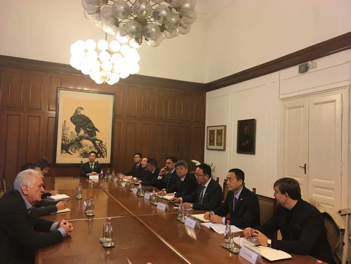  Sastanak predsednika Nacionalnog saveta sa predsednikom kineske kompanije China Energy International Group 