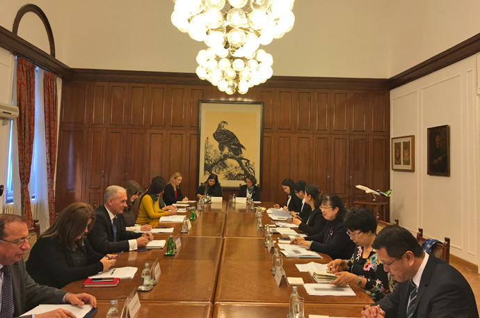  Председник Националног савета Николић са делегацијом Националне комисије за развој и реформе НР Кине 