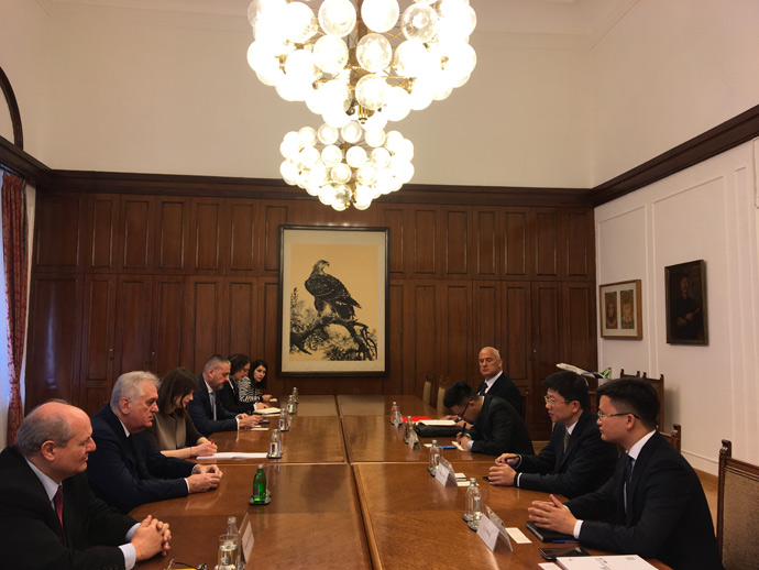  National Council President Nikolić and POWERCHINA SEDC delegation discuss avenues for building Štavalj TPP 