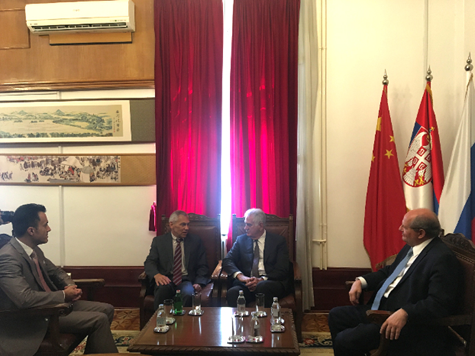  Council President Nikolić and Russia’s Ambassador Aleksandr Botsan-Kharchenko discuss enhancement of Serbia-Russia cooperation 