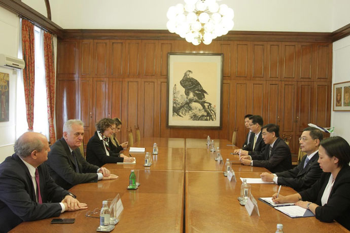 Predsednik Nacionalnog saveta Nikolić razgovarao je sa zamenikom gradonačelnika Šangaja